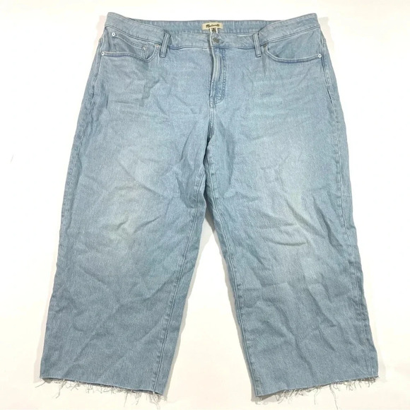 New Madewell The Plus Perfect Vintage Wide Leg Crop Jean - Picture 3 of 11